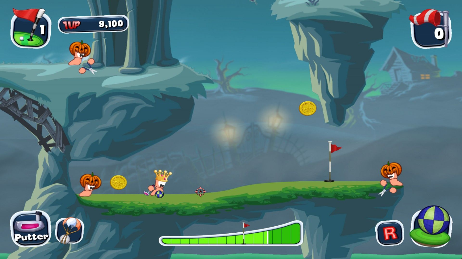 Скриншот из игры Worms Crazy Golf - 39