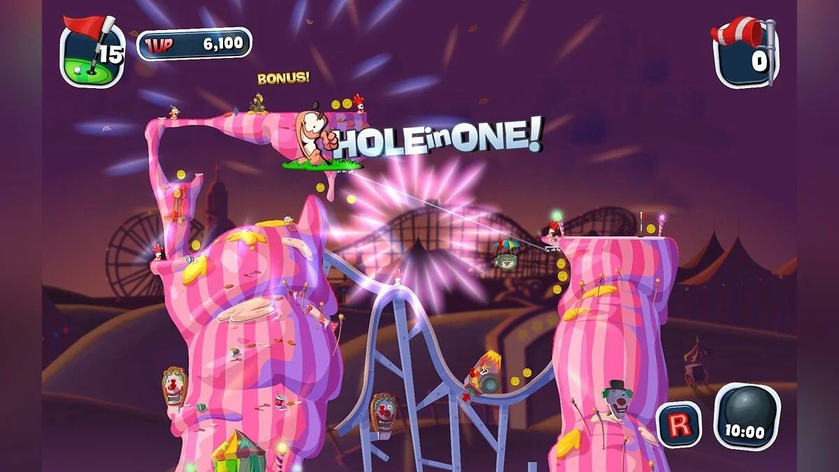 Скриншот из игры Worms Crazy Golf - 38
