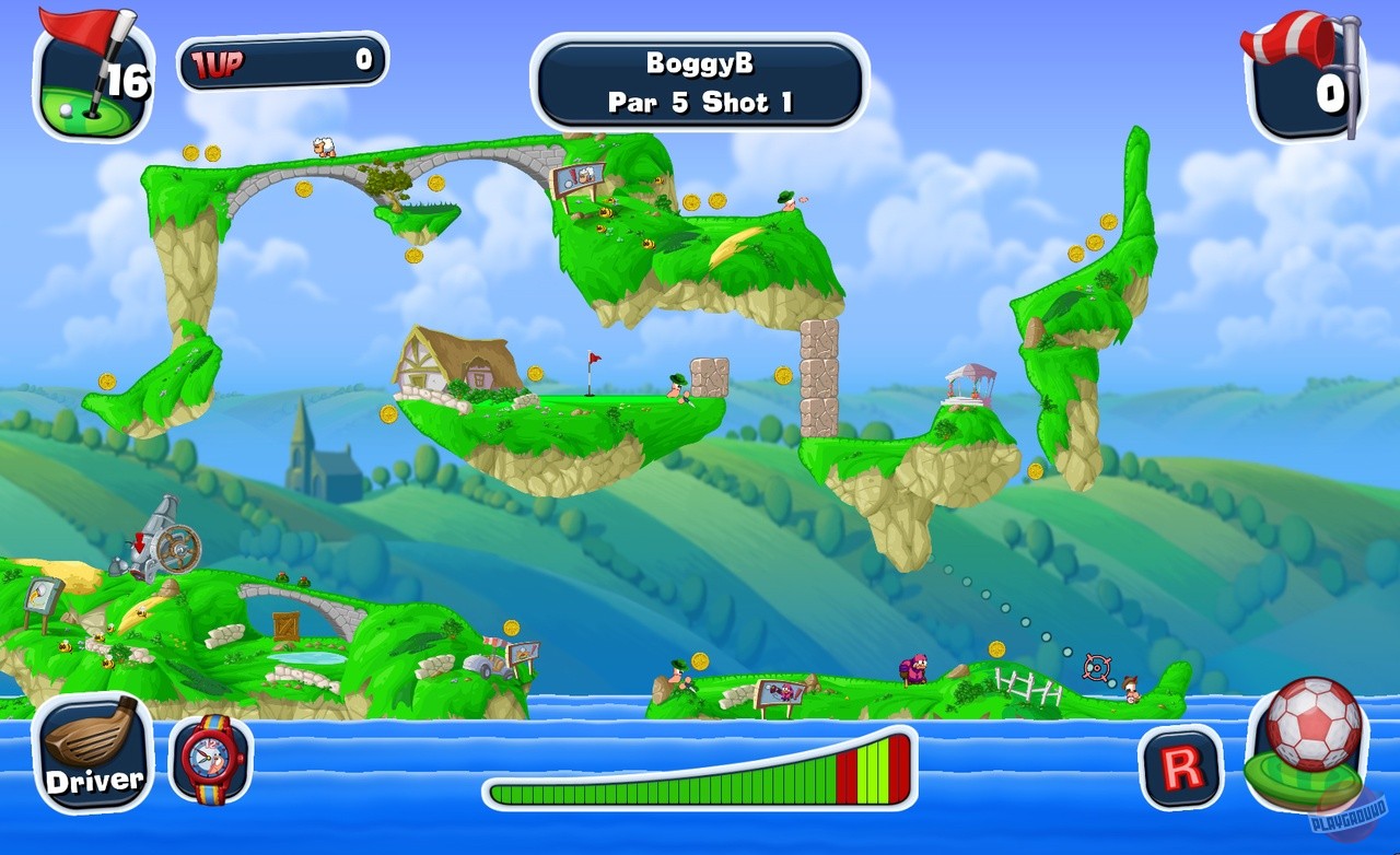 Скриншот из игры Worms Crazy Golf - 56