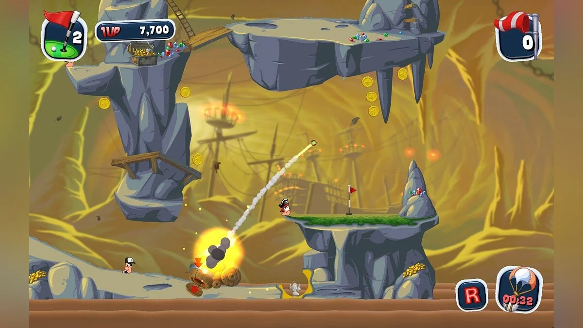 Скриншот из игры Worms Crazy Golf - 42