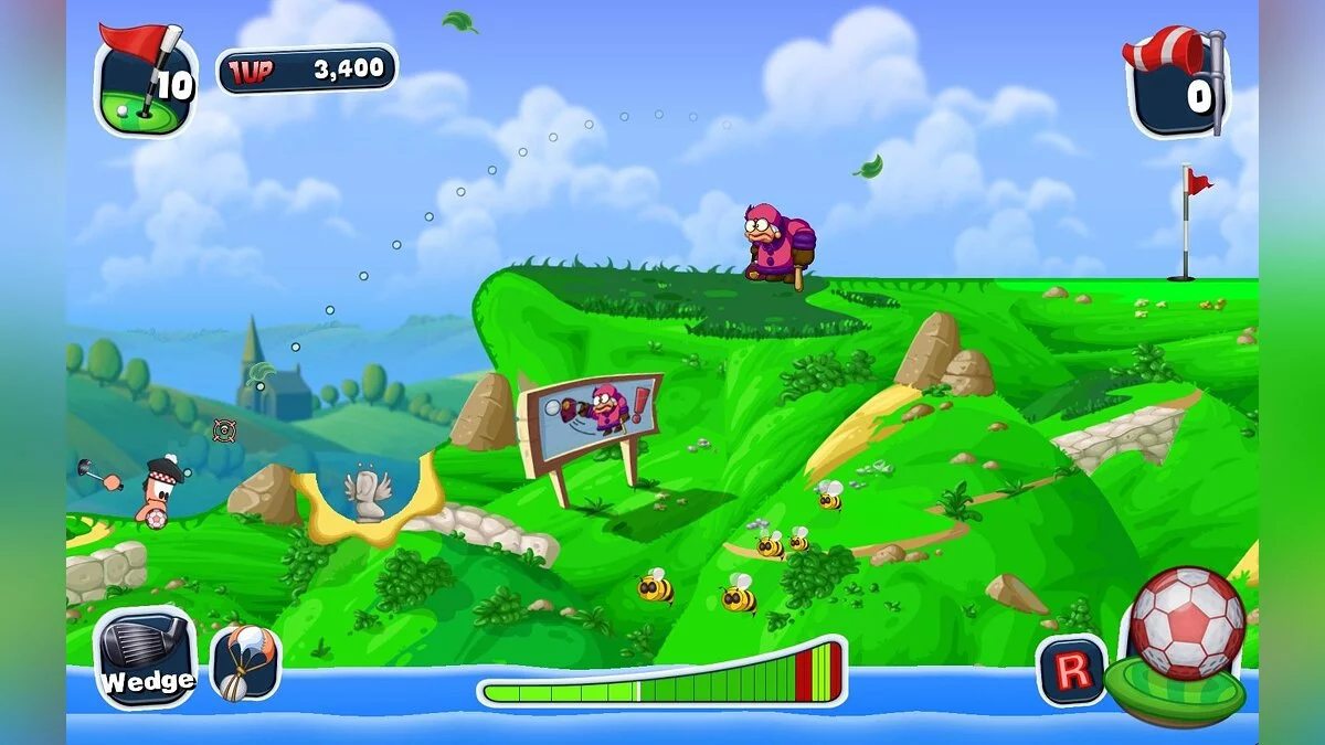 Скриншот из игры Worms Crazy Golf - 50