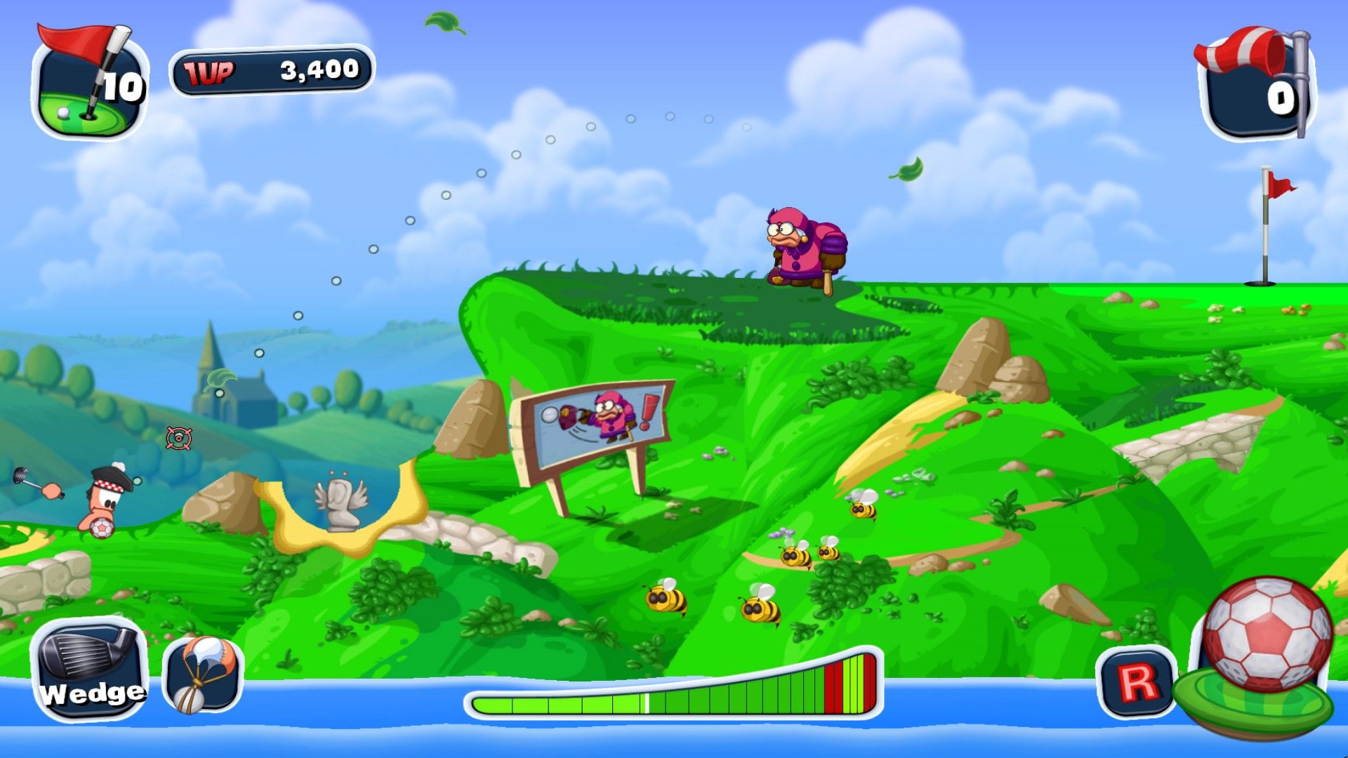 Скриншот из игры Worms Crazy Golf - 72