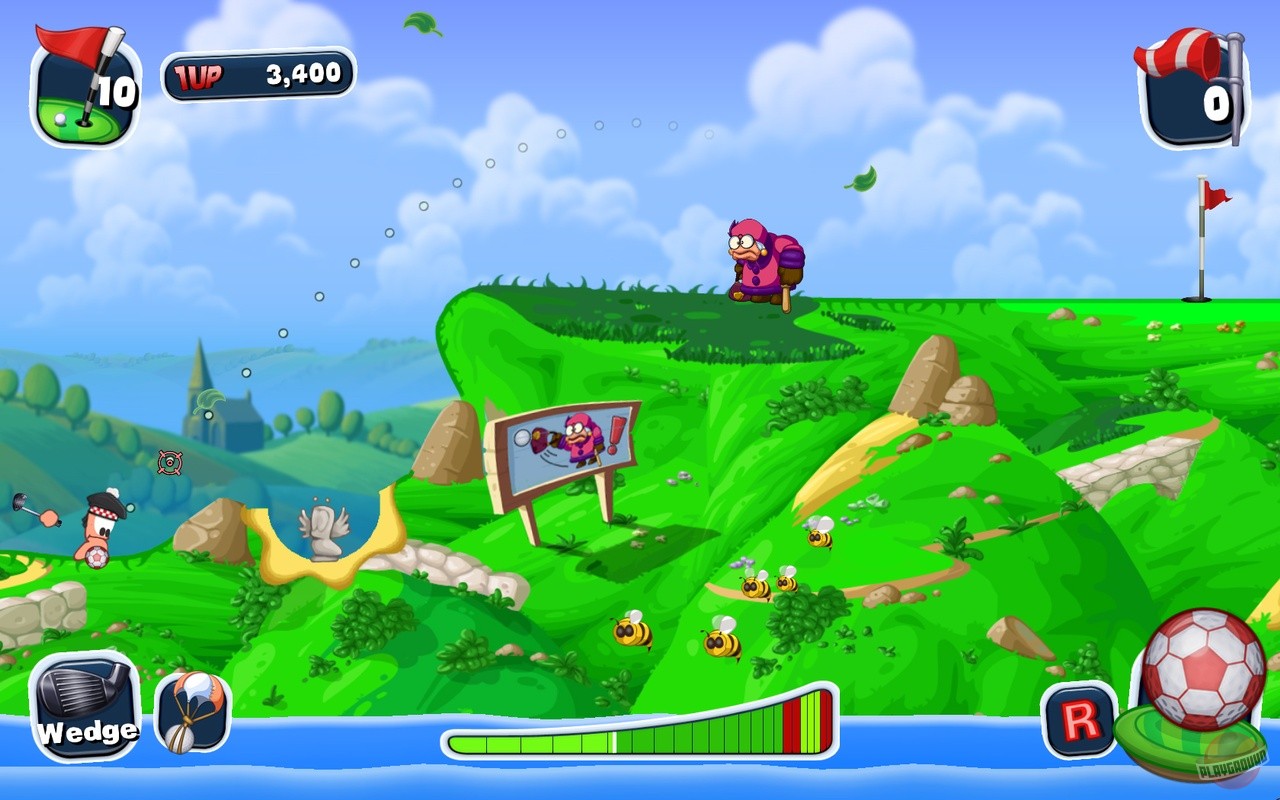 Скриншот из игры Worms Crazy Golf - 40