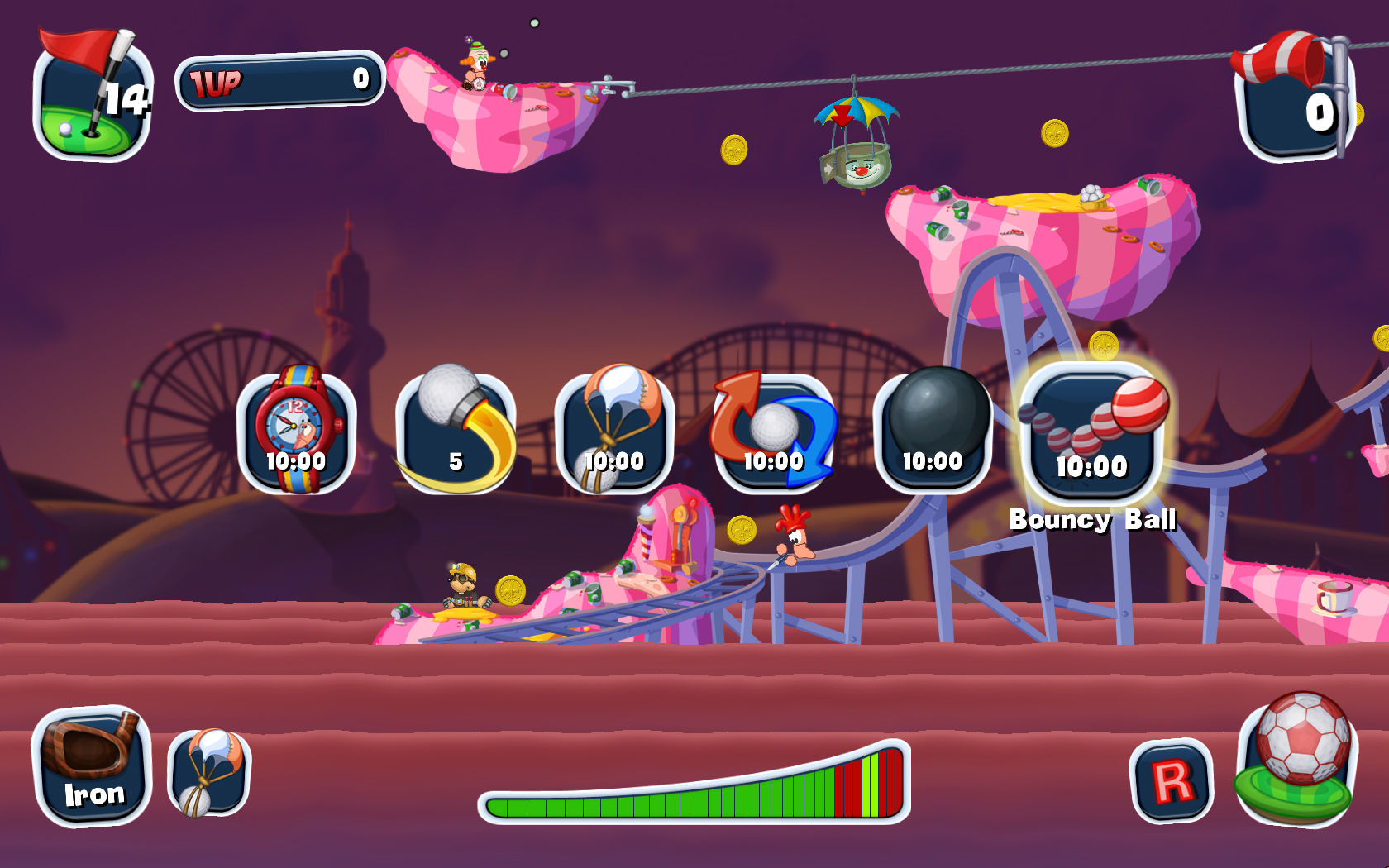 Скриншот из игры Worms Crazy Golf - 73