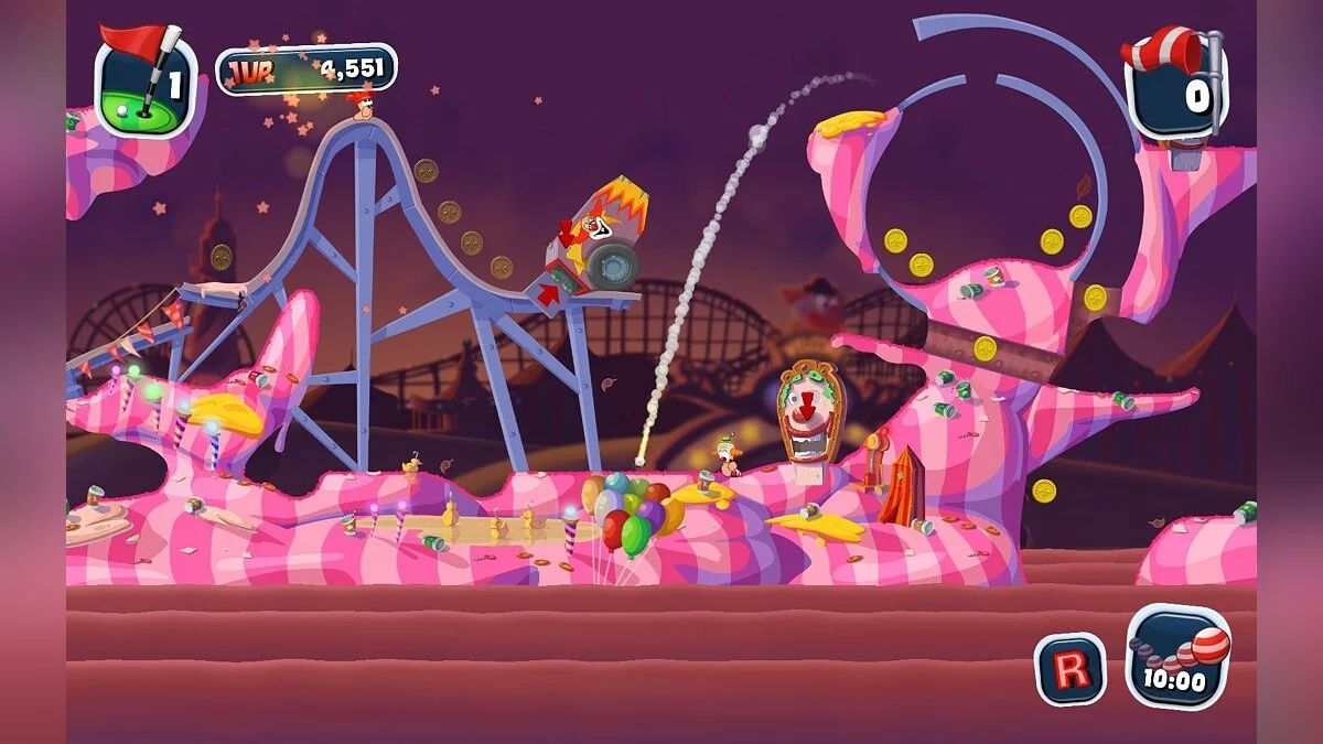 Скриншот из игры Worms Crazy Golf - 53