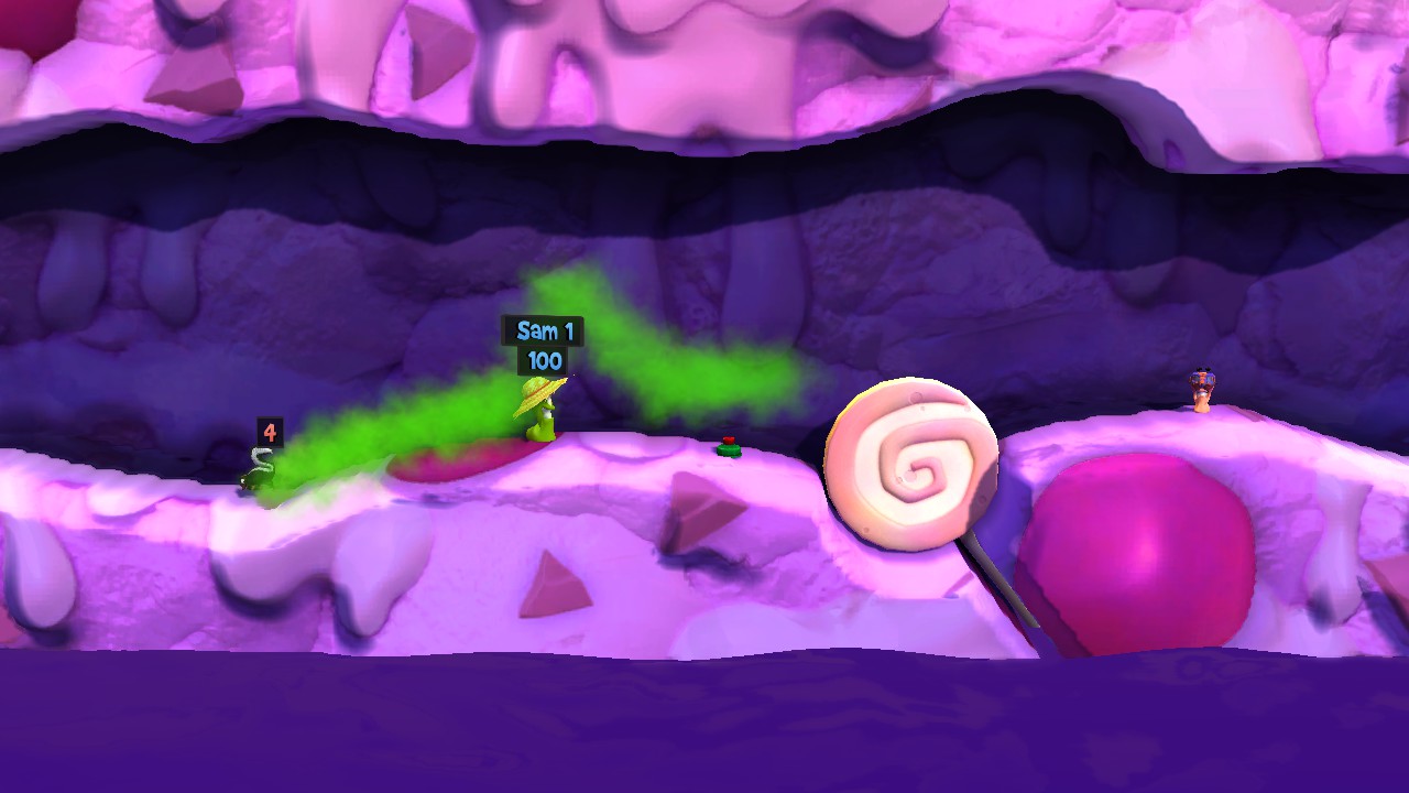 Скриншот из игры Worms Revolution - 82