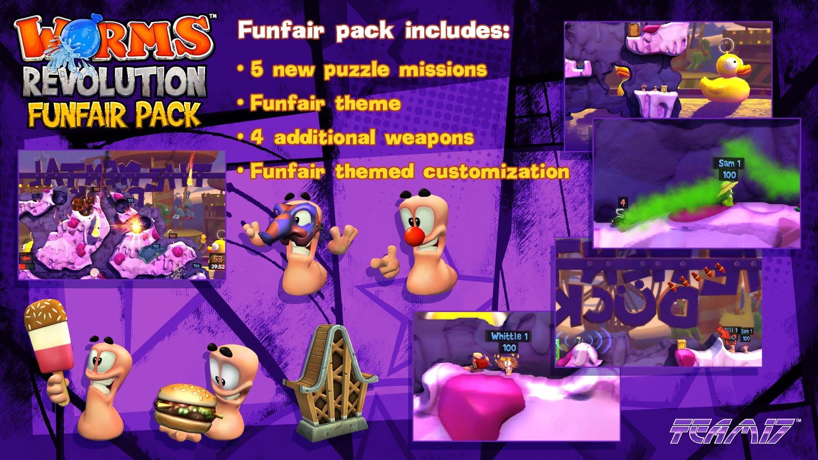 Скриншот из игры Worms Revolution - 51