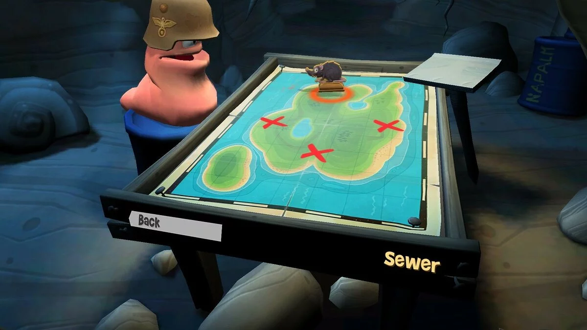 Скриншот из игры Worms Revolution - 59