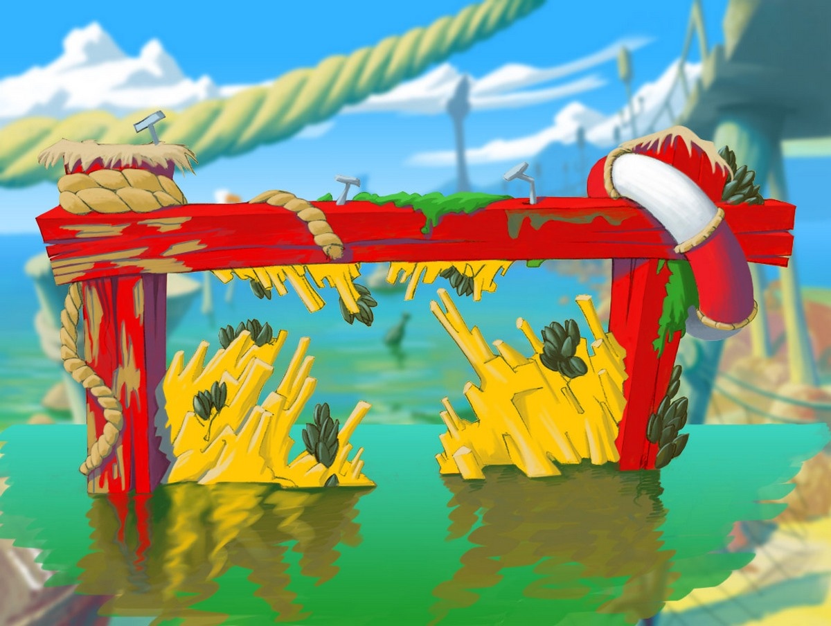 Скриншот из игры Worms Revolution - 72