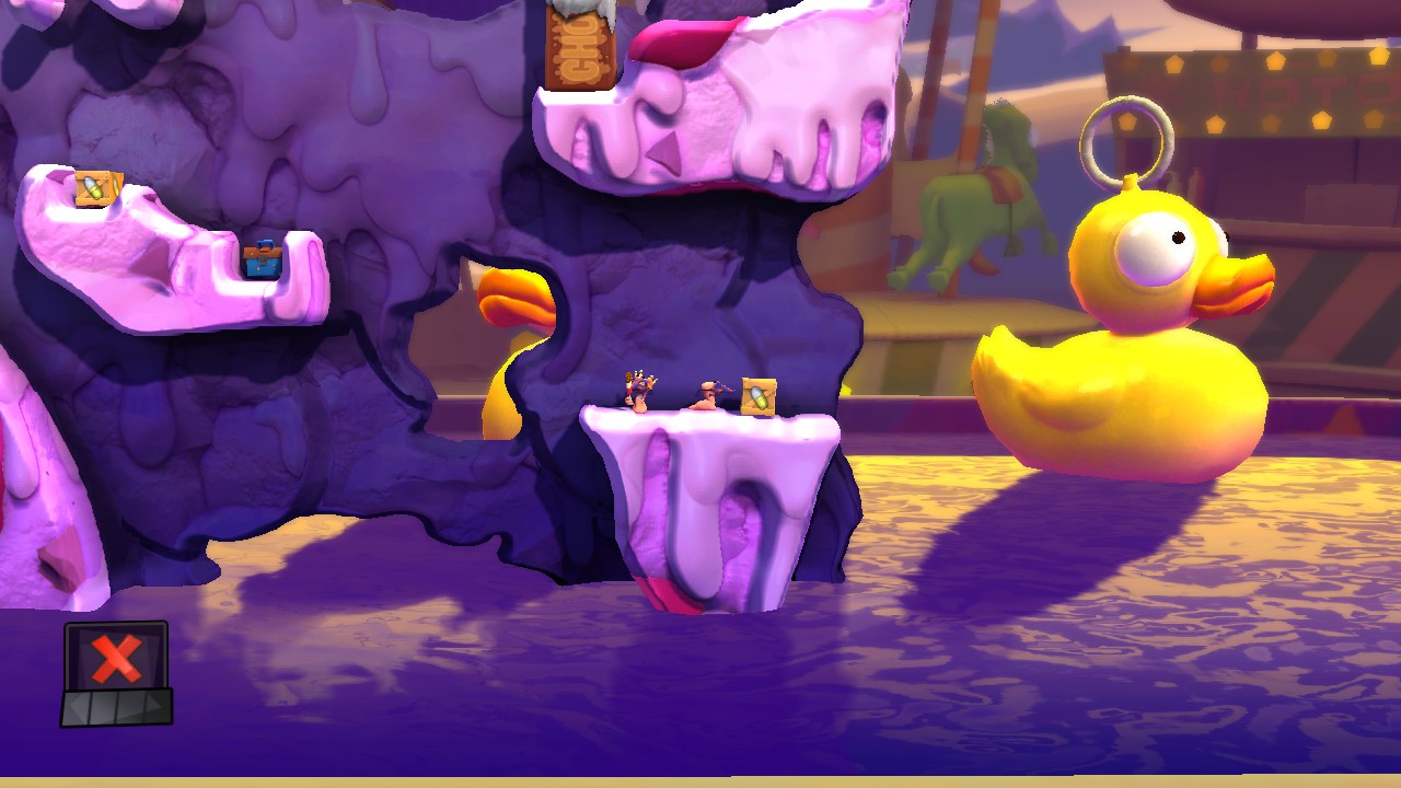Скриншот из игры Worms Revolution - 80