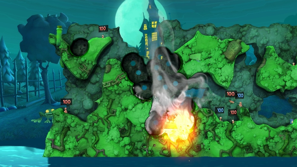 Скриншот из игры Worms Revolution - 65