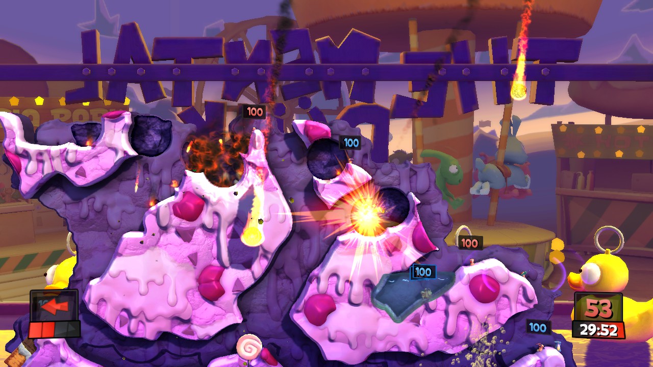 Скриншот из игры Worms Revolution - 25