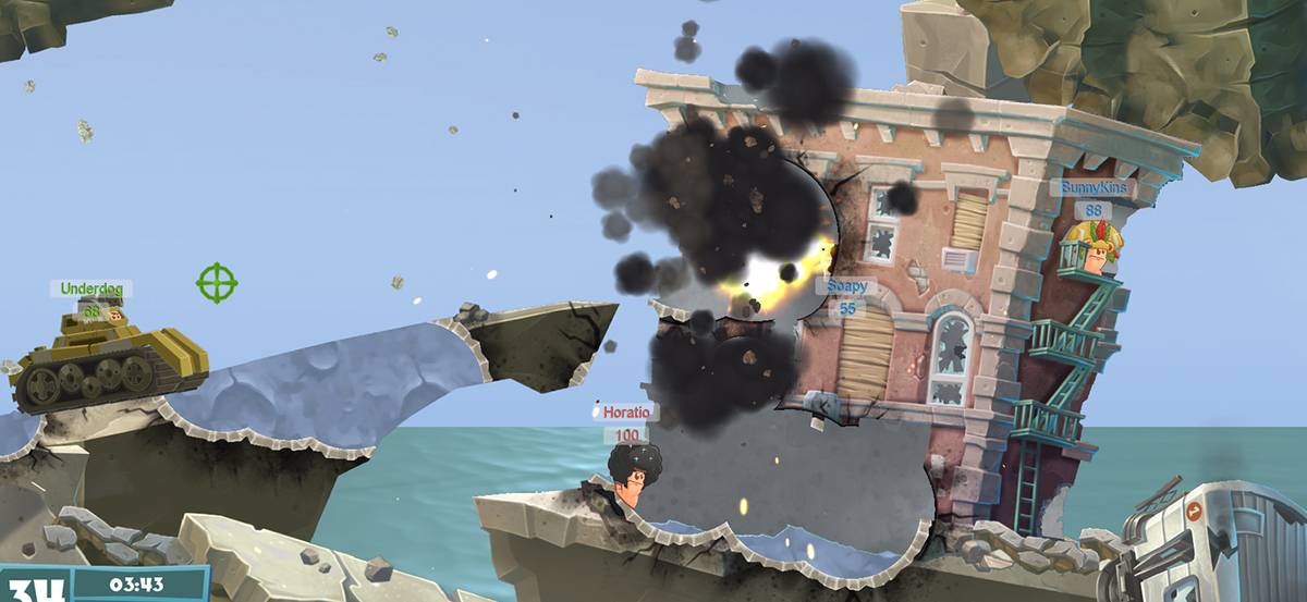 Скриншот из игры Worms W.M.D - 45