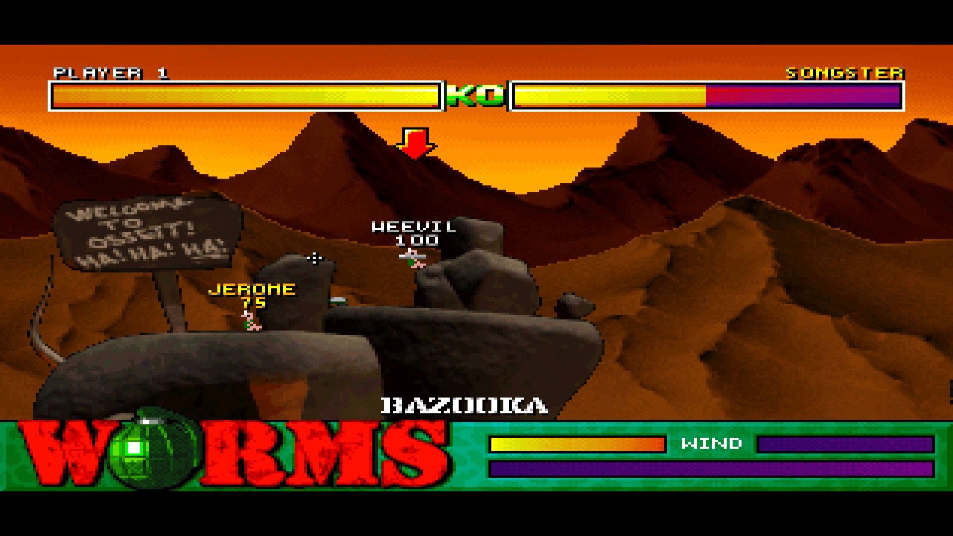 Скриншот из игры Worms - 17