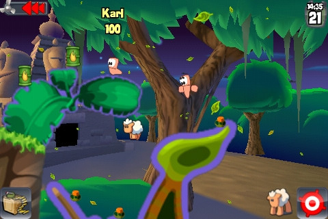 Скриншот из игры Worms - 8