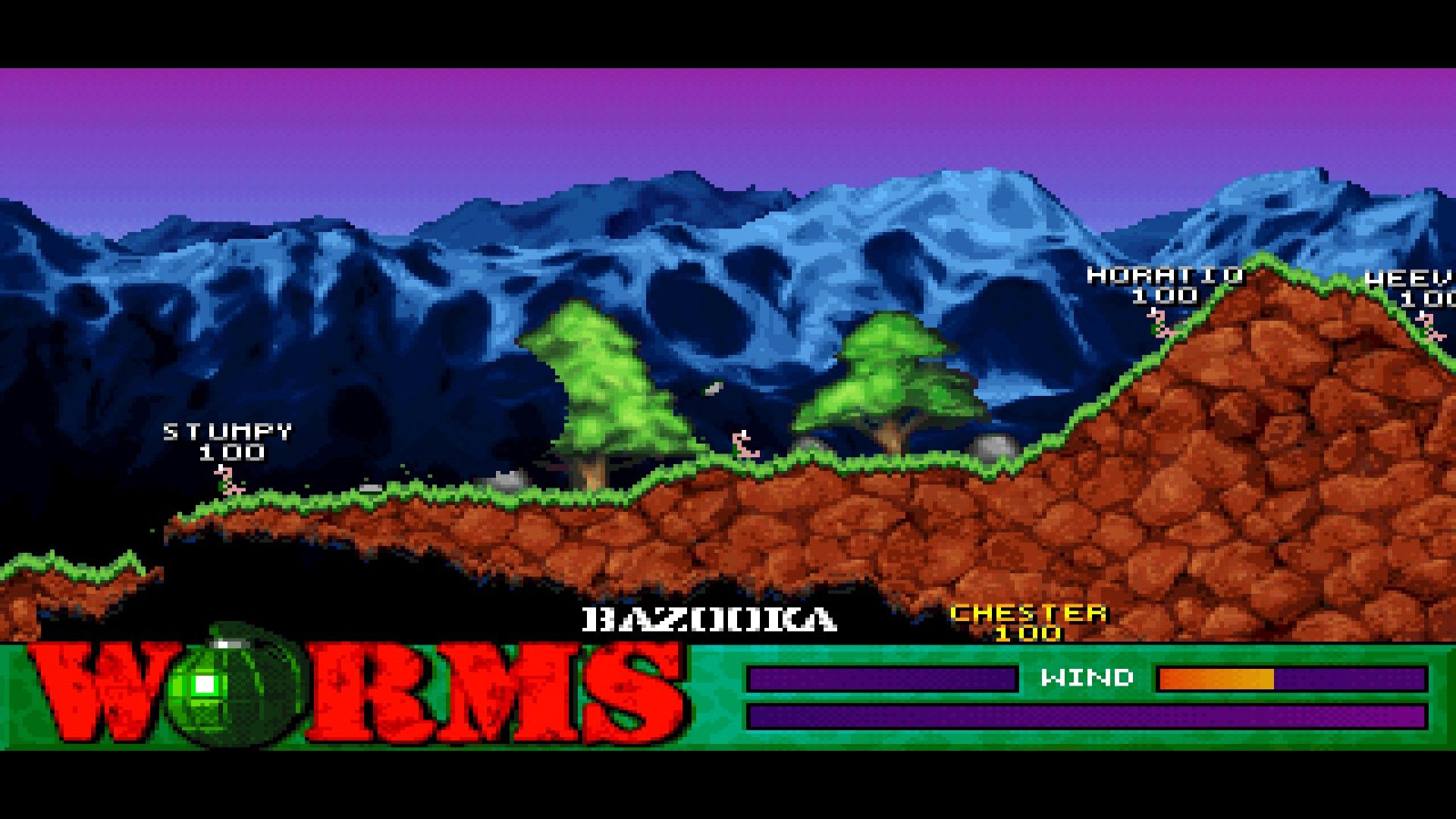 Скриншот из игры Worms - 22