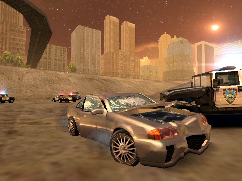 Скриншот из игры Downtown Challenge - 5