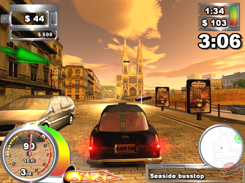 Скриншот из игры Super Taxi Driver 2006 - 2