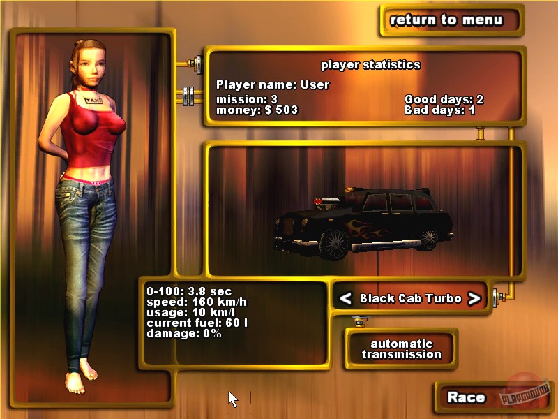 Скриншот из игры Super Taxi Driver 2006 - 5