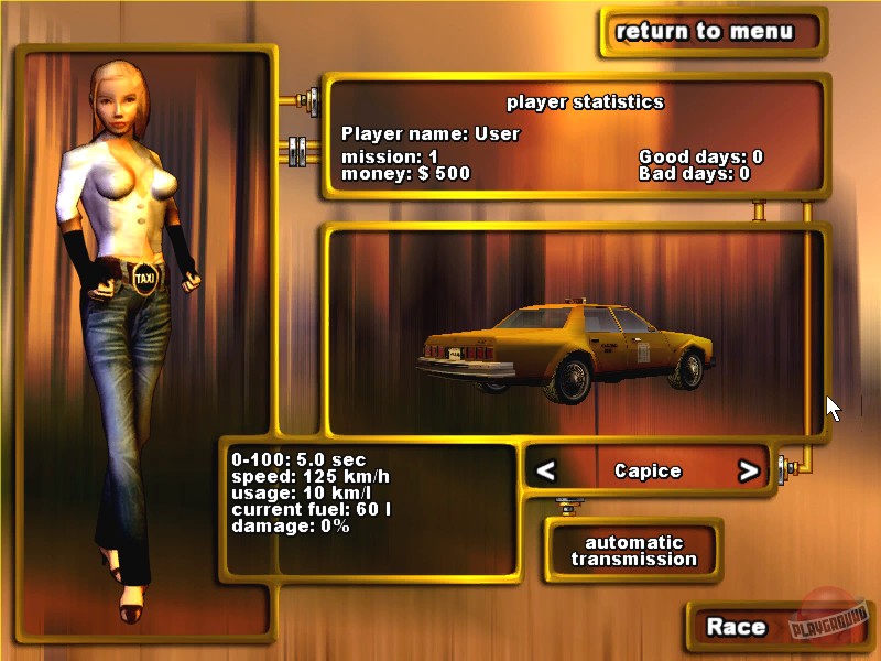 Скриншот из игры Super Taxi Driver 2006 - 6
