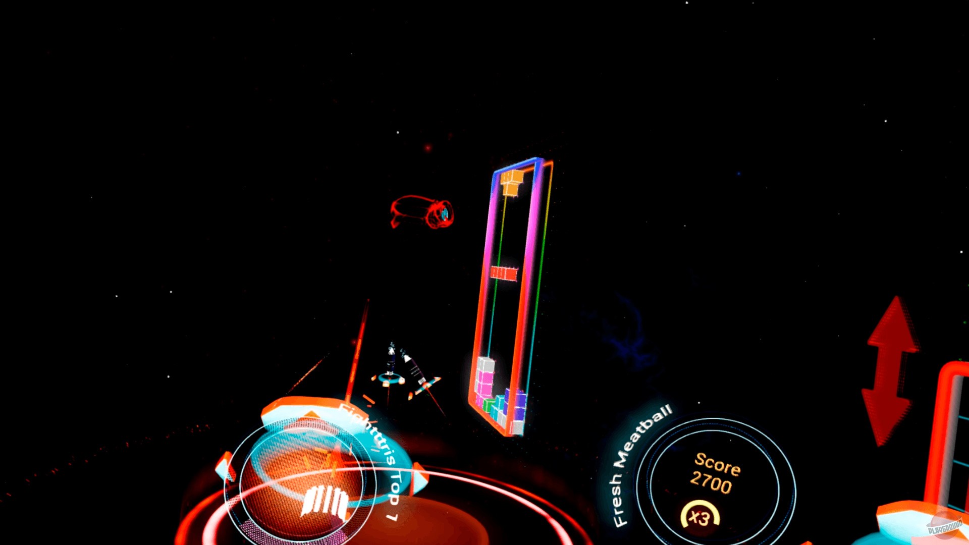 Скриншот из игры Fightttris VR - 11