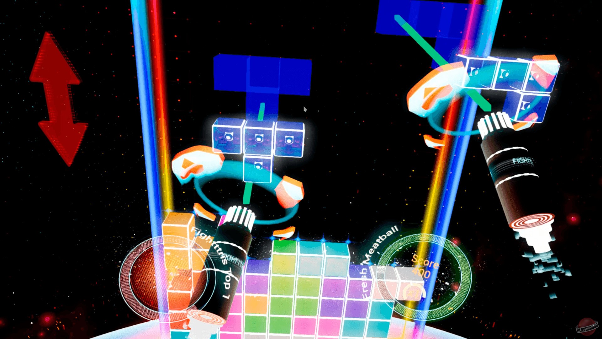 Скриншот из игры Fightttris VR - 7