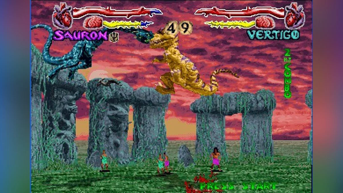 Скриншот из игры Primal Rage - 1
