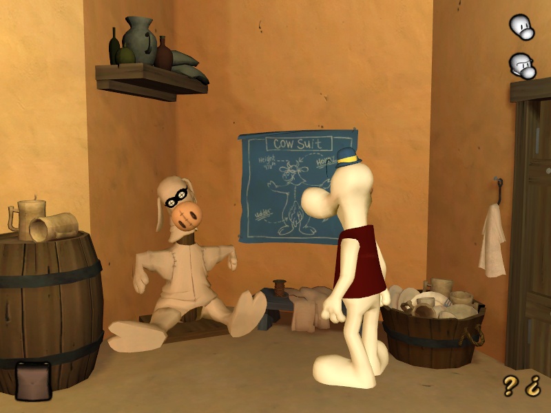 Скриншот из игры Bone: The Great Cow Race - 6