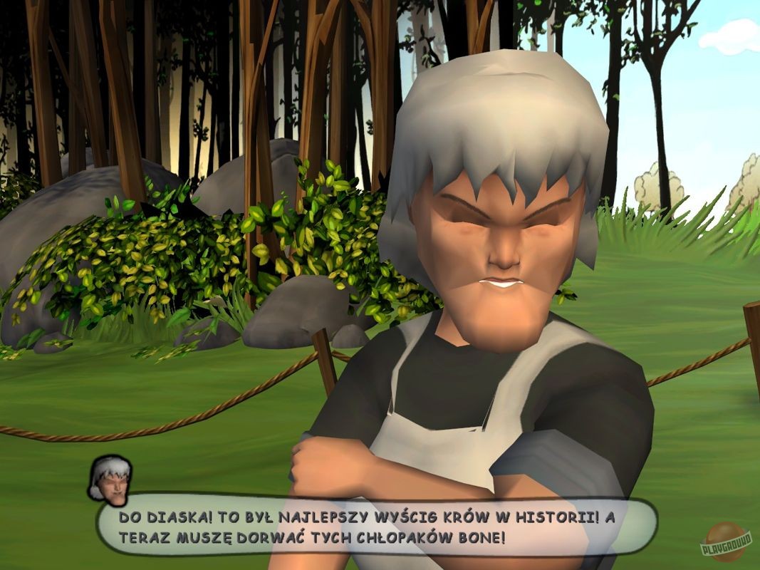 Скриншот из игры Bone: The Great Cow Race - 9