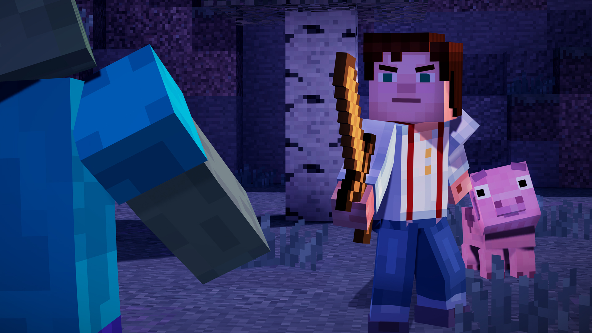 Скриншот из игры Minecraft: Story Mode - 74