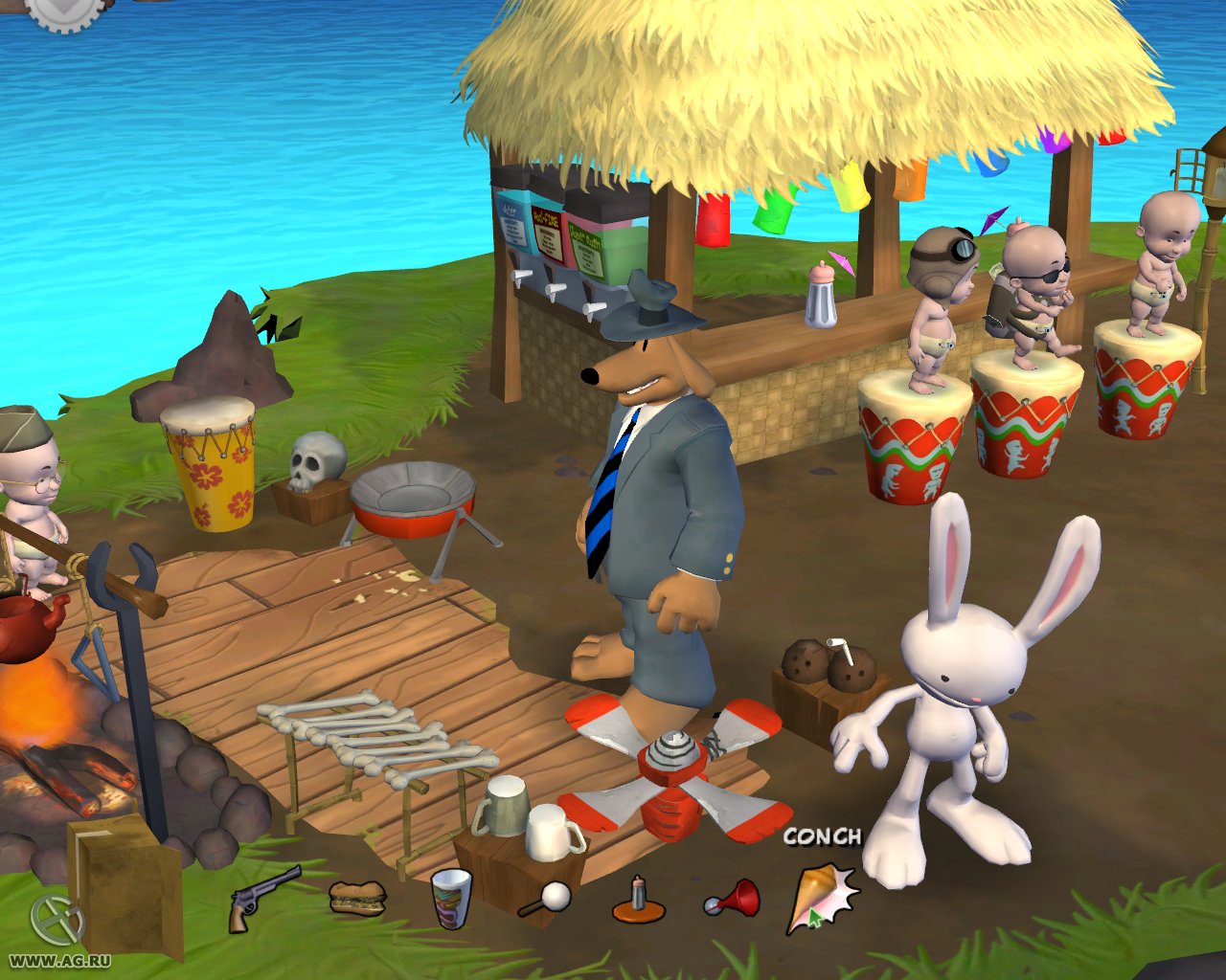 Скриншот из игры Sam & Max: Episode 202 - Moai Better Blues - 30