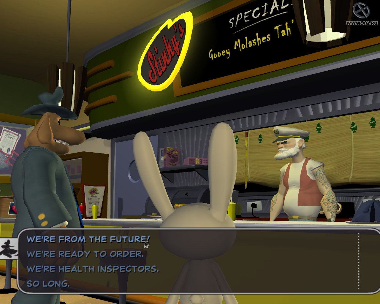 Скриншот из игры Sam & Max: Episode 204 - Chariots of the Dogs - 33