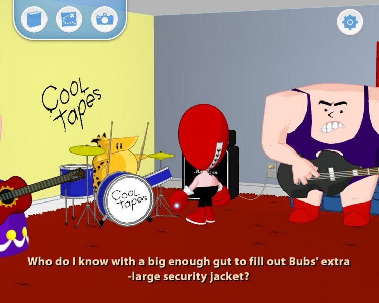 Скриншот из игры Strong Bad's Cool Game for Attractive People - Episode 3: Baddest of the Bands - 2