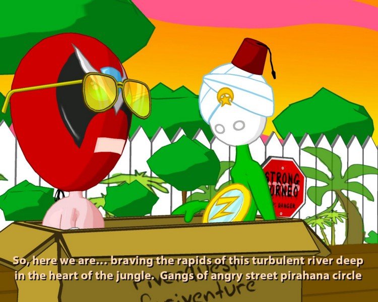 Скриншот из игры Strong Bad's Cool Game for Attractive People - Episode 4: Dangeresque 3: The Criminal Projective - 2