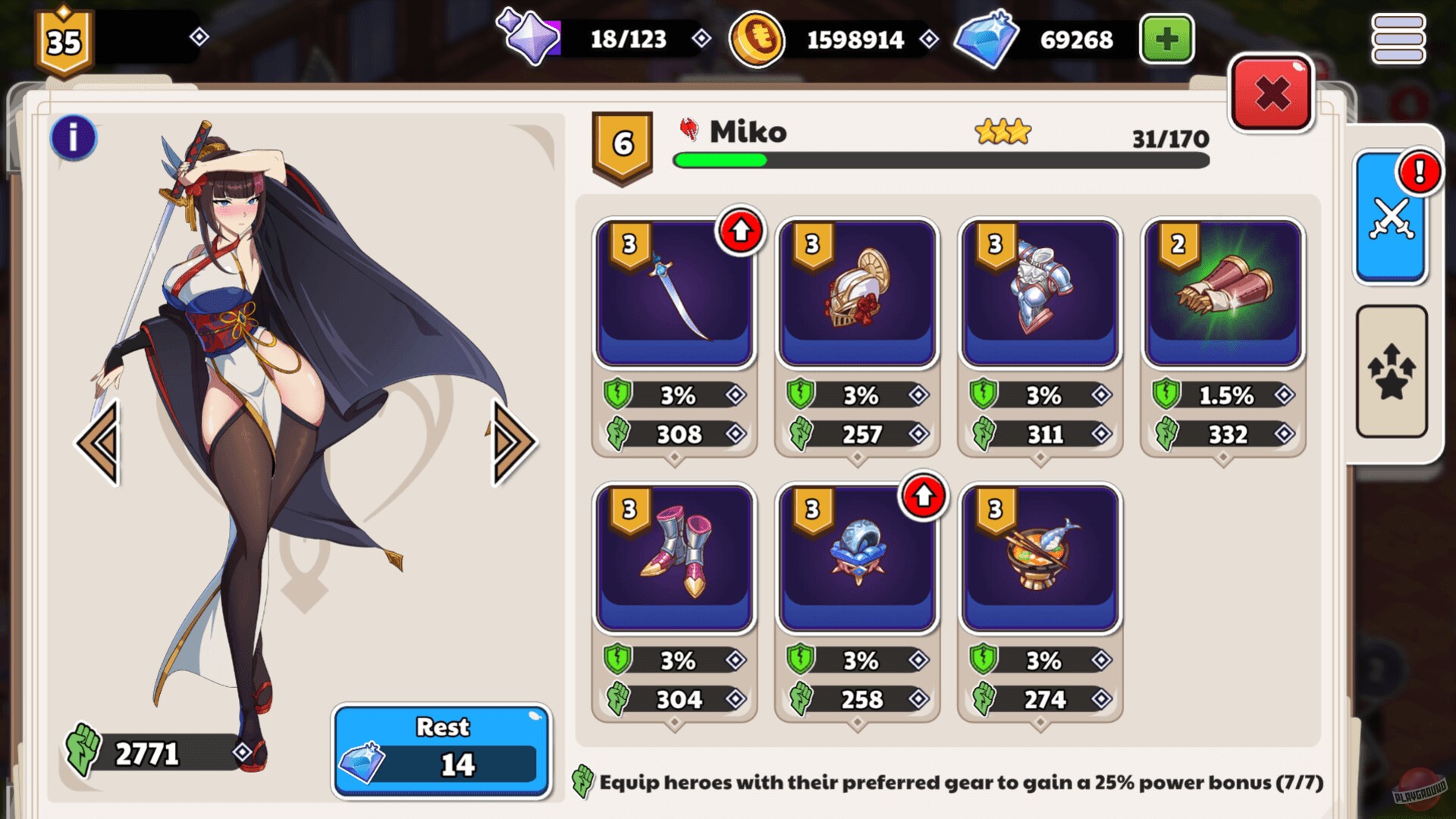 Скриншот из игры Waifu Shop - 3