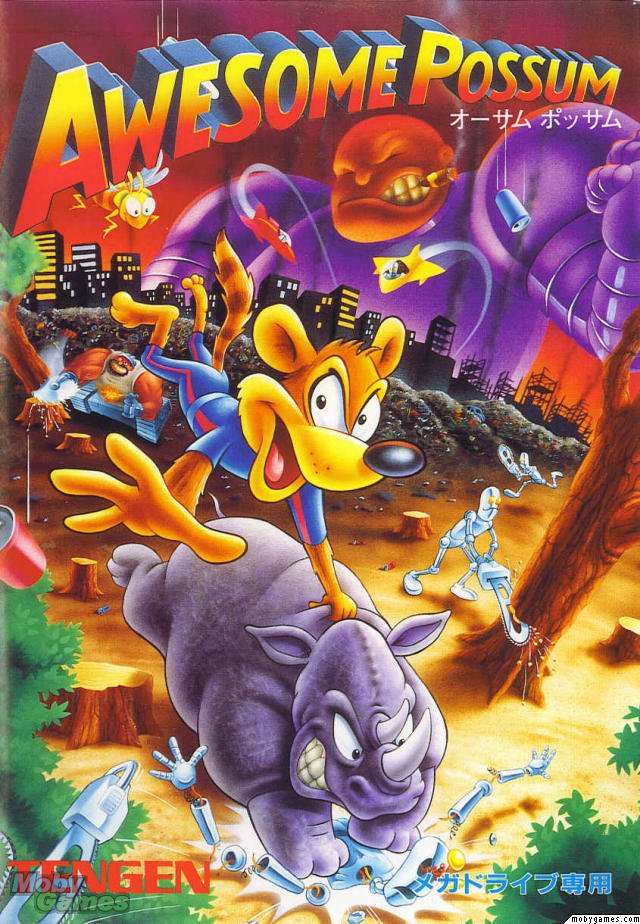 Обложка игры Awesome Possum Kicks Dr. Machino's Butt!