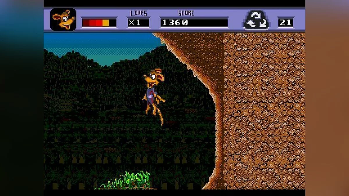 Скриншот из игры Awesome Possum Kicks Dr. Machino's Butt! - 2