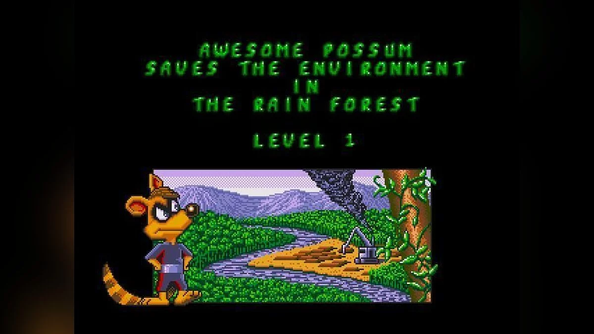 Скриншот из игры Awesome Possum Kicks Dr. Machino's Butt! - 6