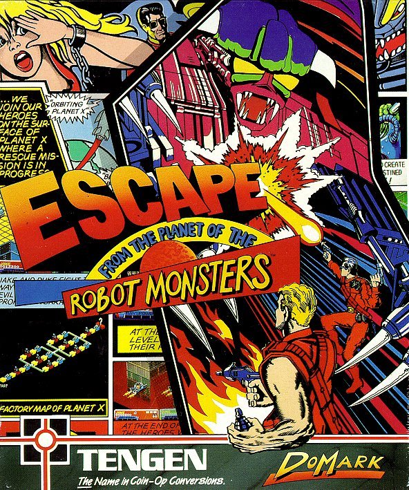 Обложка игры Escape from the Planet of the Robot Monsters