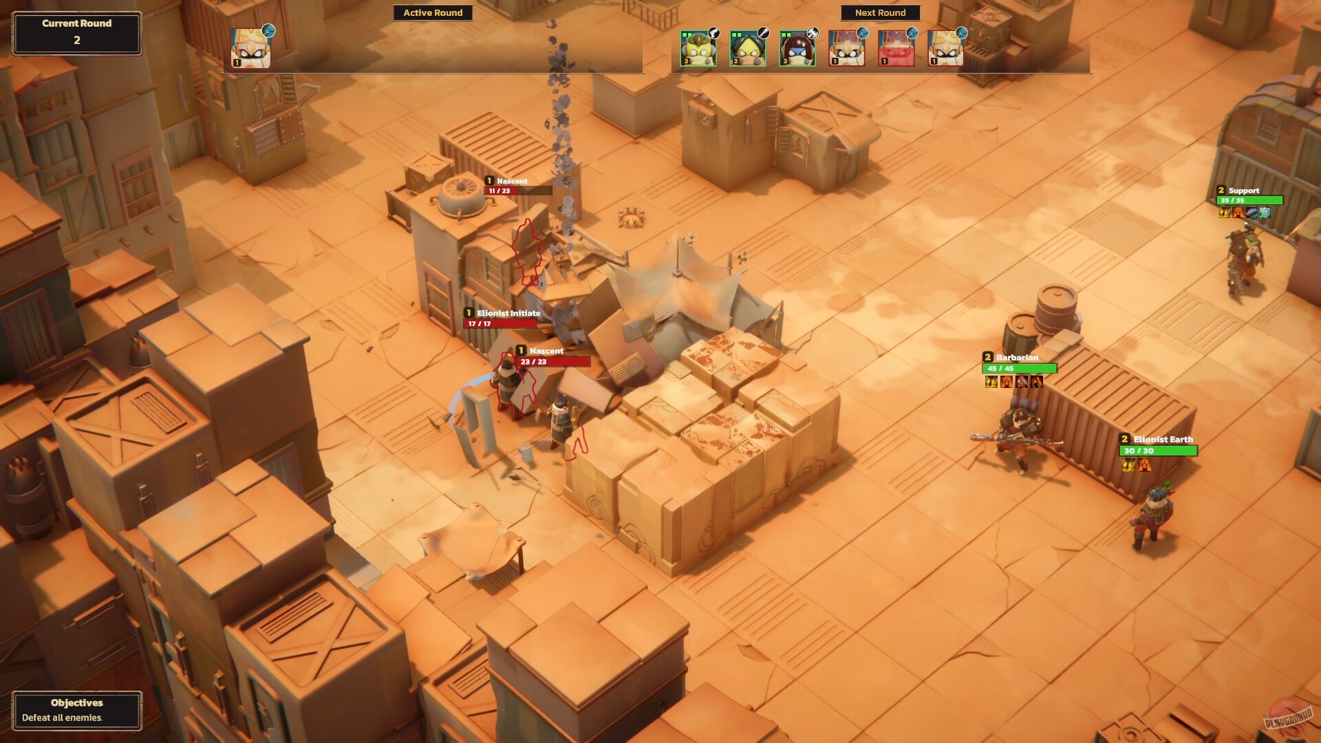 Скриншот из игры Dunebound Tactics - 6