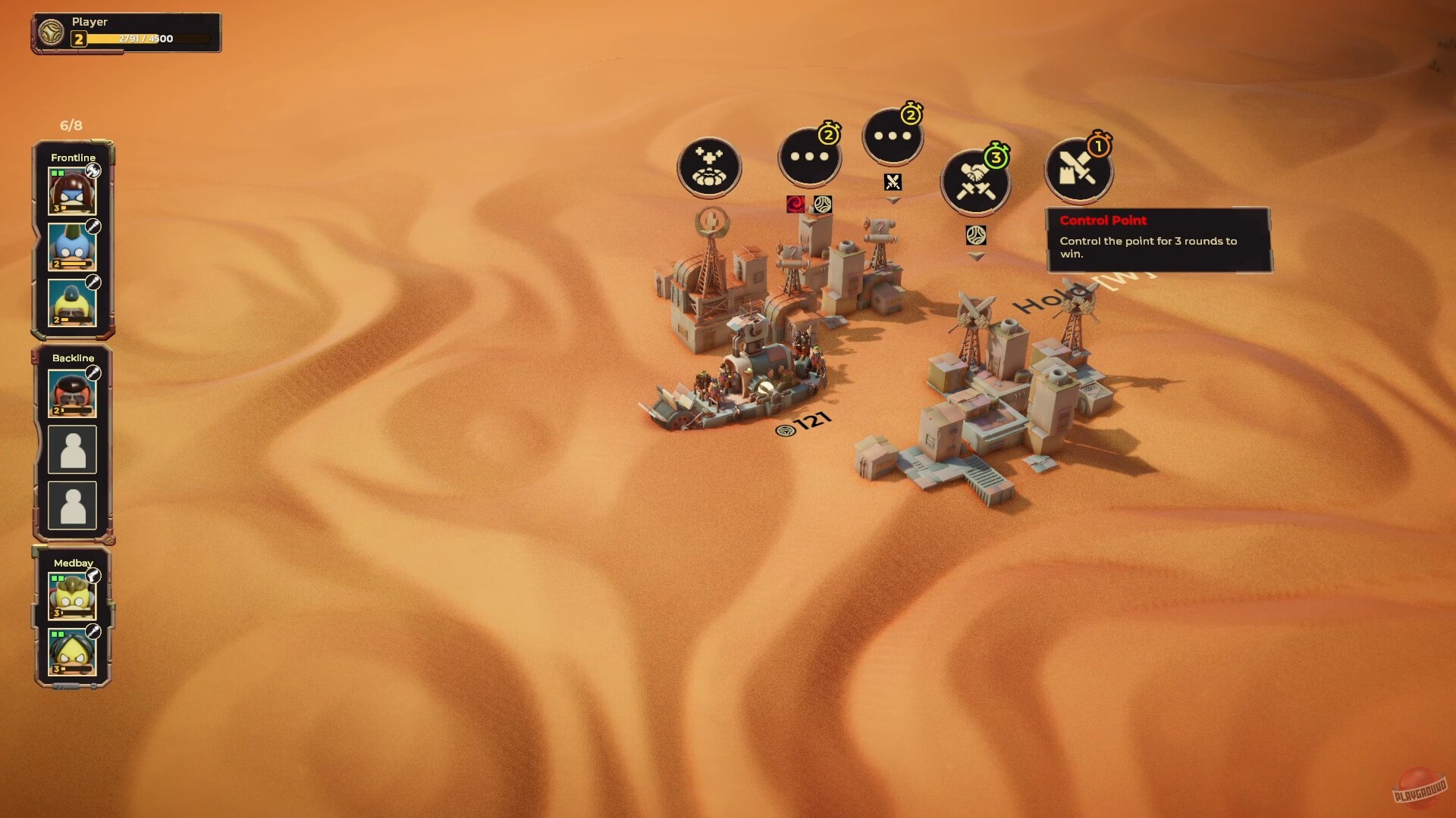 Скриншот из игры Dunebound Tactics - 1