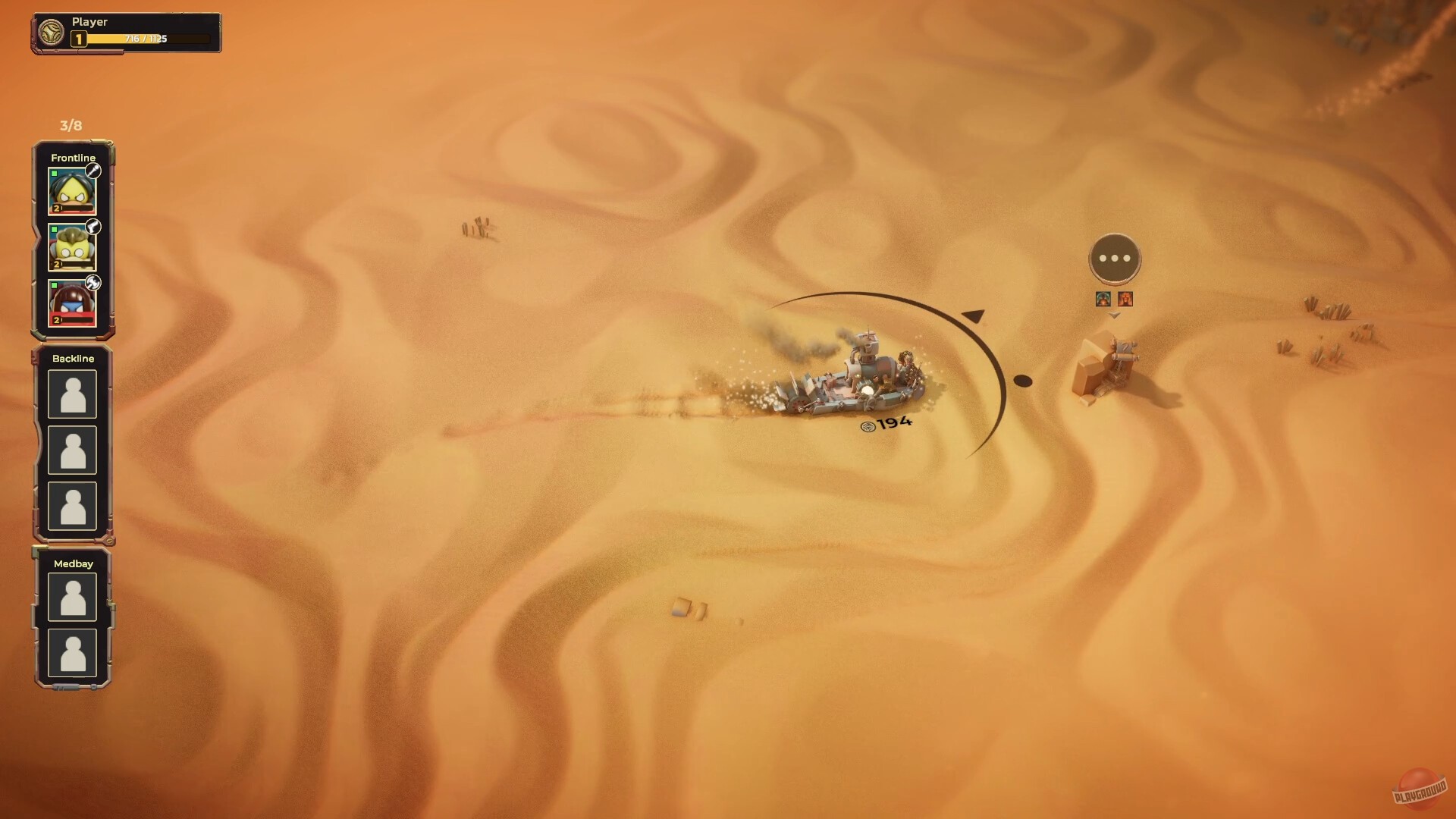 Скриншот из игры Dunebound Tactics - 7