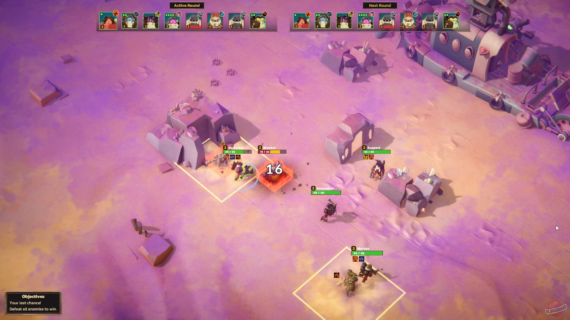 Скриншот из игры Dunebound Tactics - 8