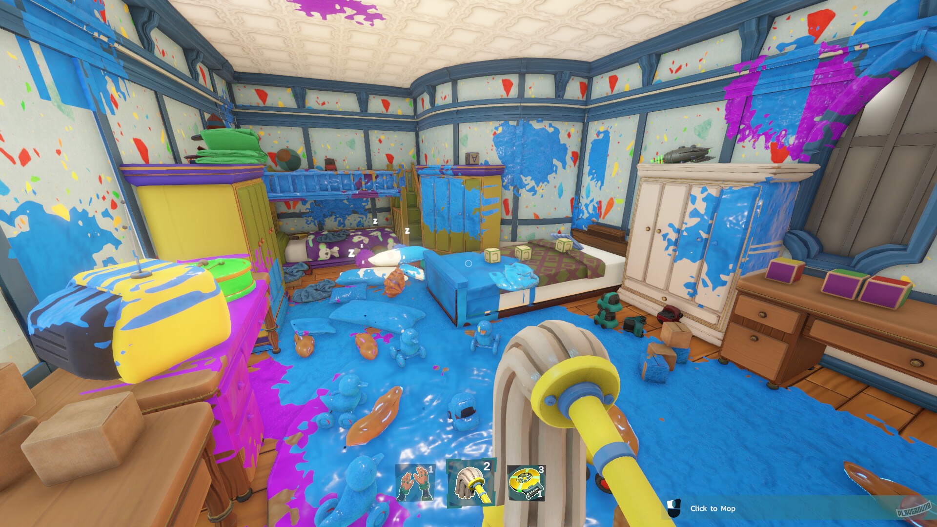 Скриншот из игры Monster Mop Up - 2
