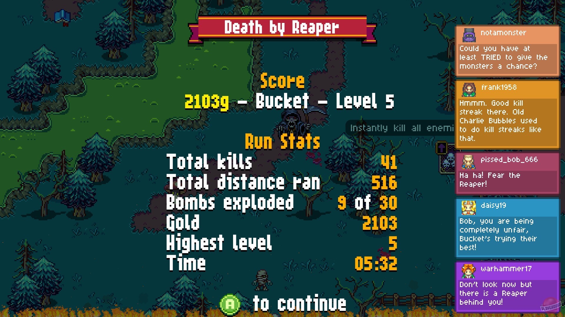 Скриншот из игры Death By Scrolling - 2