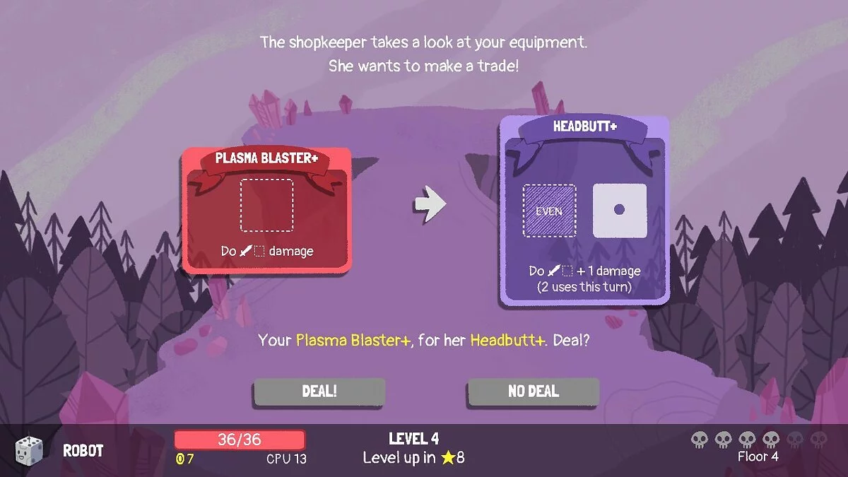 Скриншот из игры Dicey Dungeons - 13