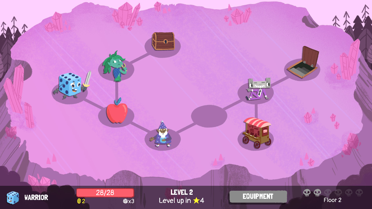 Скриншот из игры Dicey Dungeons - 9