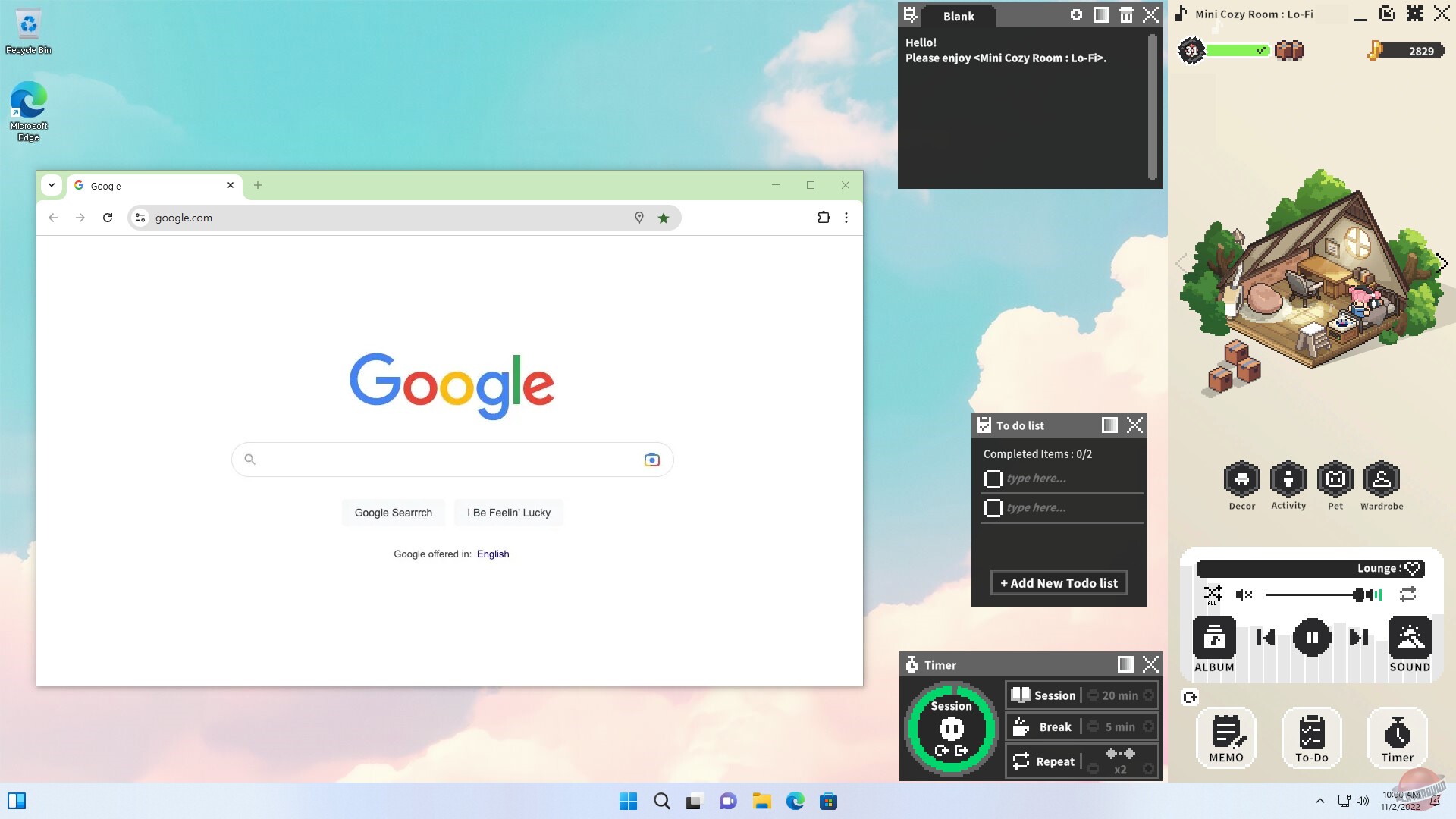 Скриншот из игры Mini Cozy Room: Lo-Fi - 4