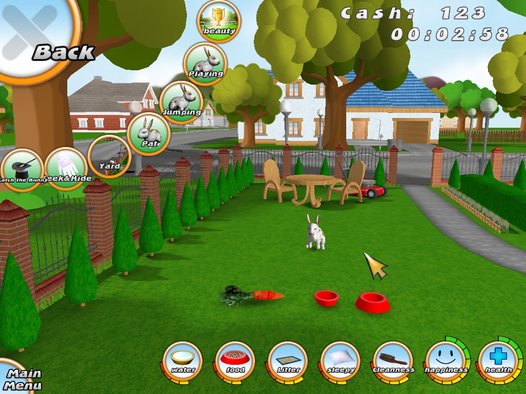 Скриншот из игры 101 Bunny Pets - 5