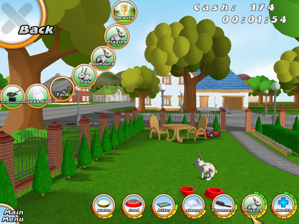 Скриншот из игры 101 Bunny Pets - 7